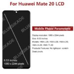 653 OLED Huawei Mate 20 LCD Display Touch Panel Screen Digitizer Assembly Mate 20 Display HMA-L29 Replacement Parts (New)