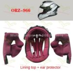 Helmet Original Lining ORZ 058/966/911 LVS 701/702 JIEKAI AIS Motorcycle Helmet Ear Protection Helmet Accessories (New)