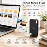 2TB Portable SSD External Hard Drive Storage Drive Type-C File Backup Device Reliable Memory Solution PC Mac (New)