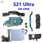 Samsung Galaxy S21 Ultra G998 Signal Antenna NFC WIFI Wireless Charging USB Board Flex Cable Ear Loud Speaker Front Camera Bangladesh (New)