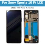 60Original ALMOLED Sony Xperia 10 IV LCD Display Touch Screen Digitizer Assembly X10 IV XQ-CC54 Touch Screen replacement (New)