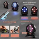 For Infrared Induction Electronic Scoring Laser Target Shooting Training Practice Toy with Sound Effects (New)
