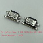 5-100Pcs Charging Type C Dock Connector Usb Charger Plug For Infinix Tecno MegaPad 11 T1101 Smart 9 HD 9HD X6532 Hot 50i X6531 (New)
