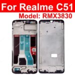 Realme C51 C53 C55 C63 C65 C67 4G 5G Front LCD Frame Cover LCD Housing Holder Bezel Case Flex Repair Parts (New)