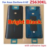 Glass Back Battery Cover Housing Asus Zenfone 6 6Z ZS630KL Rear Door Case Phone Lid Shell Replacement (New)