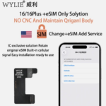 Wylie eSIM Only Solution No CNC Machine No Physical SIM Required Built-in Cellular Signal Flex iphone15 to 17promax (New)
