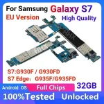 EU Version MainBoard Samsung Galaxy S7 edge G935F G935FD Motherboard Unlock With Chips G930F/FD IMEI Android OS Logic Board Bangladesh (New)