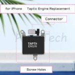 Taptic Engine For iPhone 16 15 14 13 12  Pro Max Vibrator Vibration Silent Motor Module Flex Cable Repair Replacement (New)