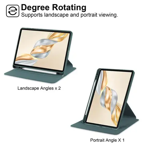 S9b1b1ee7ce7947de879121ef05491b86O_480x480q75 Honor Pad X9a X9 Pro Case Honor Pad X10 Pro case Rotating Acrylic With Pencil Slot Funda ELN2-W9 W09 ELE2-W00 115inch Cover (New) - Image 1