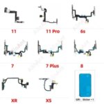Power Volume Buttons FlashLight Power Flex Cable iPhone 11 Pro X XR Xs Max 5s SE 6s 7 8 Plus SE 2 3 2020 2022 With Sticker Bangladesh (New)