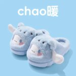 Cartoon Hello Kitty Womens Plush Slippers Warm New Cinnamoroll Pompompurin Kuromi Sanrioed Anime Winter Thicken Home Slippers (New)