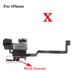 1Pcs Earpiece With Proximity Light Sensor Flex Cable For iPhone X XR XS MAX 11 12 Pro max Mini Ear Speaker Replacement Parts (New)