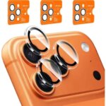 3 Clear Camera Lens Protector Cover iPhone 17 Pro Max Air 16 Plus 15 14 13 12 17Pro iPhone17 Protection Phone Accessories Bangladesh (New)
