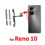Oppo Reno 10 CPH2531 Phone New Power Volume Button On Off External Key Internal Flex Cable Parts Reno10 Grey Blue (New)