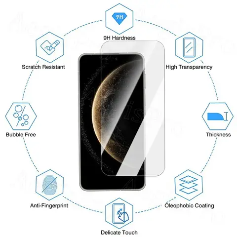 S9be9ec4400694613b9653aa42b3a03351_480x480q75 4PCS Huawei Nova 14i High Definition Hardness Tempered Glass Huawei Nova 15 14 13 Clear Screen Protectors Full Coverage (New) - Image 1
