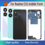 Housing Back Cover Realme C55 middle Front frame Bezel Battery Cover Bangladesh (New)
