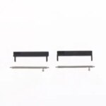 1Pair 24mm To 22mm 20mm Wristb Adapter 7 9 D5i Smartwatch Accessories Smart Watch Replacement Connector (New)