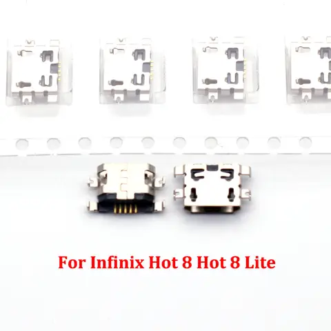 S9c54e540a6a74901913f6cfca483145eZ_480x480q75 10pcs USB Charge Port Dock Connector Charging Board Infinix Hot 8 9 10 10i 10s 10T 11 11s 12 20 20i 30i Play Lite Pro 5G (New) - Image 1
