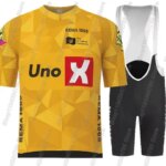 UNO-X Team 2026 Norway Cycling Jersey Set Summer Bicycle Clothing Road Bike Shirts Suit Bicycle Bib Shorts MTB Ropa Maillot (New)