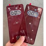 Original 677'' Nothing Phone (3a) Back Battery Cover Phone 3a A059 Housing Rear Case Glass Lid with Camera Frame No Lens (New)