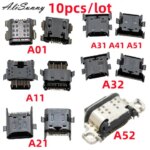 10pcs USB Charging Dock Connector Port SamSung A52 A72 A21 A32 A01 A11 A10 A10S A12 A21S A30S A30 A50 (New)