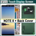 High quality 6.3” AMOLED Display Samsung Note 8 LCD Display SM N950F SM N950U Models Touch Screen Assembly With Back Cover Bangladesh (New)