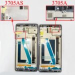 Black 64 Coolpad Legacy 3705 3705A 3705AS Full LCD Display Touch Screen Digitizer Assembly  With Frame (New)