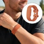 Sports Silicone Watch Strap Google Fitbit AIRButterfly Buckle AdjustableMulticolor Replacement Wristb Watch Accessory (New)