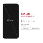 Display For honor X8A CRT-LX1 CRT-LX2 CRT-LX3 LCD Display Touch Screen Digitizer Assembly for honor X8A Screen Replacement (New)