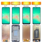 Tested AMOLED LCD Samsung Galaxy A26 5G A266B LCD Display Touch Screen Digitizer Replacement Samsung A26 A266U LCD (New)