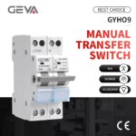 GEYA GYHO9 MTS Dual Power Manual Transfer Switch 2P 63A 220V 230V AC Main Switch Isolating Switch Din Rail (New)