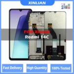 BackShell LCD Xiaomi Redmi 14C 2411DRN47C LCD Display Touch Panel Screen Assembly Redmi14C LCD Replacement With Frame Bangladesh (New)