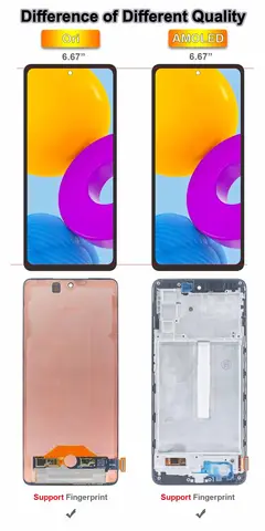 S9dcb4c782b344d73b812ff03b3cdf862f_480x480q75 AMOLED LCD for Samsung Galaxy M52 5G M526B LCD Display Touch Screen Digitizer for Samsung M526 M526BR LCD Replacement With Frame (New) - Image 1