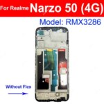 LCD Housing Cover Realme Narzo 50 50A 50i Pro Prime 60 60X 70X 70 Pro 4G 5G Front LCD Frame Holder Case Replacement Parts (New)