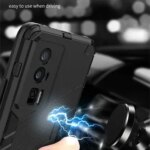 Realmi C53 4G Case Shockproof Rugged Armor Phone Case Realme C53 C 53 4G RMX3760 674 Magnetic Holder St Back Cover (New)