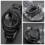 For SPB185 Black Diving Watch Mod Case Fit NH34 7S26 NH35 NH36 4R 6R Automatic Movement Stainless Steel Replacement Housing (New)