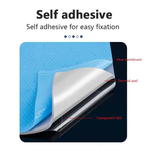 S9ea52a70aab04246bce3e01d343caeb4g_480x480q75 24W/MK GPU CPU Thermal Pad Heatsink Cooling Conductive Silicone Pad 100x100mm High Quality Thermal Pad Thermal Insulation (New) - Image 1