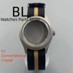 BLIGER 36mm39mm Sandblasted Military MenWatch Case Domed K1 Mineral Glass Stainless Steel Waterproof Fit NH34NH35 ETA2824 PT5000 (New)