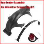 Rear Fender Assembly Taillight for Ninebot Max G2 Electric Scooter Accessory Mud Fender With Tail Light Hook Replacement Part (New)