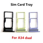 Samsung Galaxy A34 Sim Card Slot Tray Holder Sim Card Reader Socket Replacement Parts (New)
