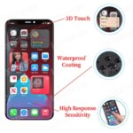 New OLED iPhone 12 Pro Max LCD Display With 3D Touch Screen Digitizer GX 12 Pro Max Screen Replacement Assembly Incell (New)