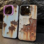 Retro Industrial Style Rusty Phone Case IPhone 17 Air 16 15 14 13 12 11 Pro Max Anti Fall Matte Back Cover (New)