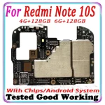 Motherboards Xiaomi Redmi Note 10S Note10S Mainboard With Chips 10C
