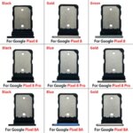 NEW SIM Card Tray chip slot drawer Holder Adapter Accessories Google Pixel 8  8 Pro  8A (Single Card) (New)