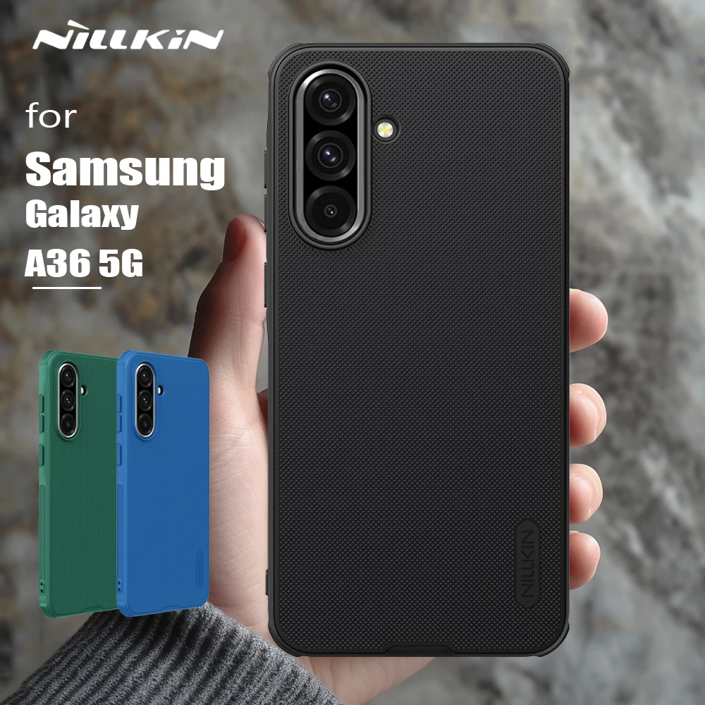 Sa01d5ce2415f429f8b7de80e2099aa5fe_550x550 Samsung Galaxy A36 5G Case Nillkin Super Frosted Shield Ultra-Thin Back Cover Protection A36 - Image 1