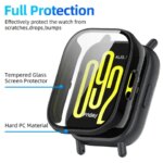 Case for Redmi Watch 5 4 Active / Lite Tempered Glass Screen Protector&Hard PC Protective Bumper for Watch5 Cover Accessories (New)