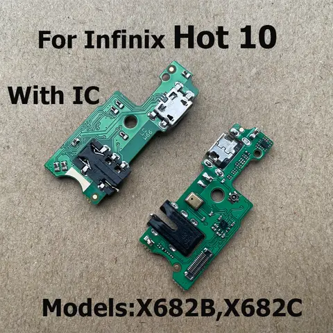 Sa06c79453ba644a385a33618afa5fdd2H_480x480q75 New For Infinix Hot 10 Play Charging Connector Charger Port Dock Plug Connector Board Flex Cable For Hot 10 10i 10s 10t Lite (New) - Image 1