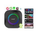 Carlinkit Carplay Ai Box Android 13 Wireless Car Play Android Auto Ambient S2 For Netflix Wireless Streaming Box For Audi Toyota (New)