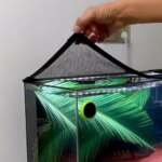 Easy Installation DIY Magnetic Fish Tank Lid Cover Durable Anti-jump Net For Aquarium And Turtle Tank (New)