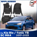Car Floor Mats For Kia Rio Tonic YB SC MK4 2017–2023 2022 2021 2020 2019 Custom Auto Foot Pads Carpet Cover Interior Accessories (New)